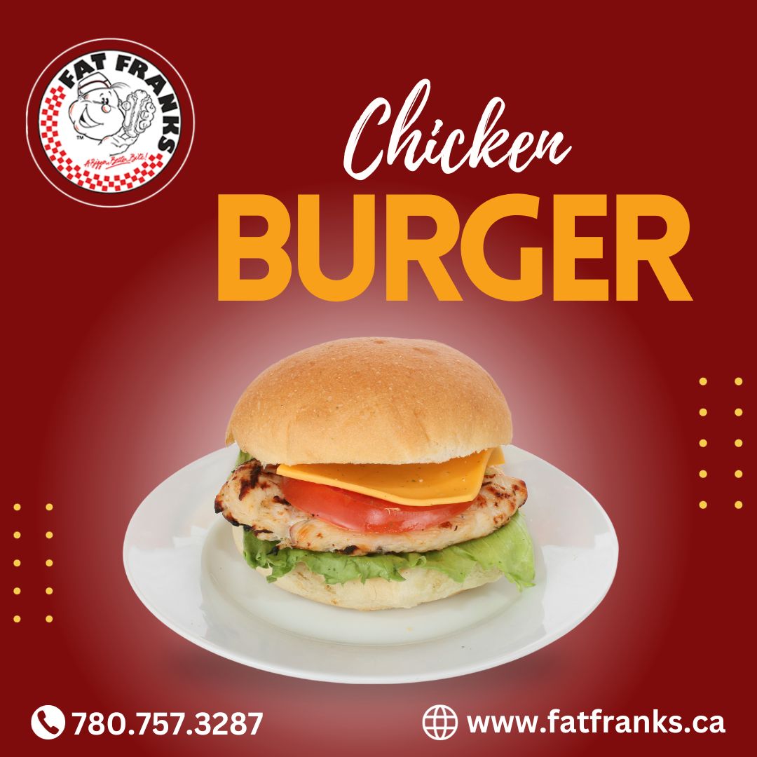 Eat Chicken Burgers At Fat Franks